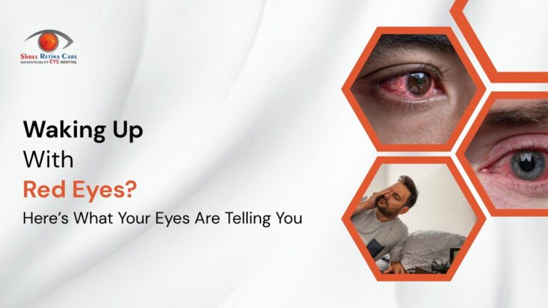 red eyes after waking up